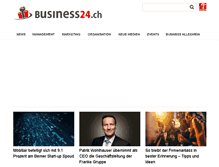 Tablet Screenshot of business24.ch